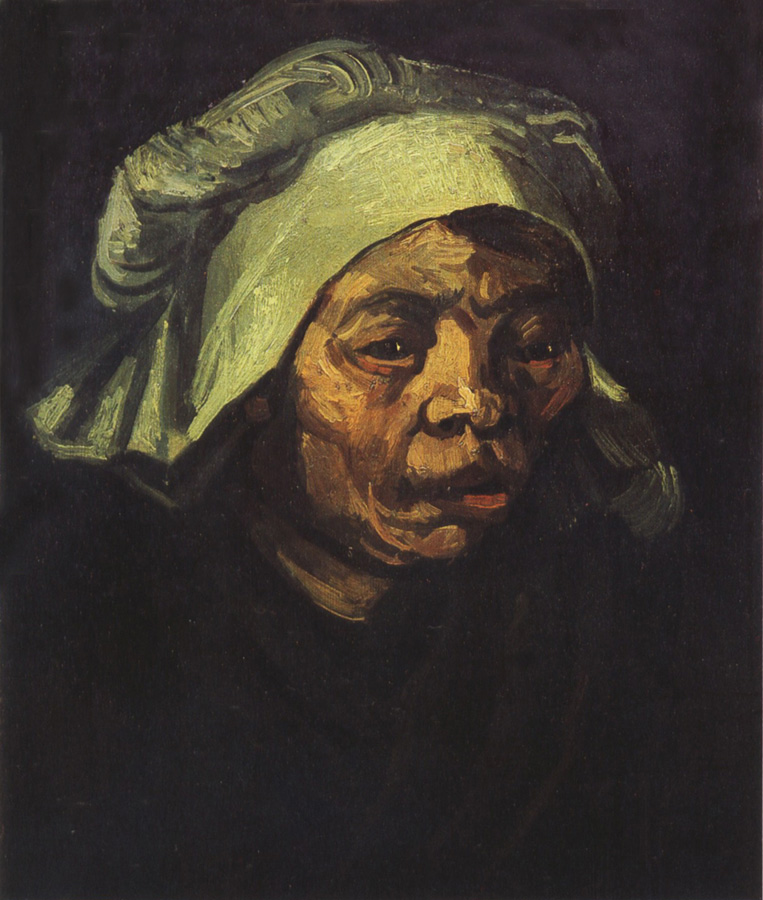 Head of a Peasant Woman with White Cap (nn04)